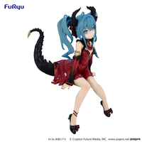 Hatsune Miku - Villain Miku Noodle Stopper Figure (Red Color Ver.) (Re-run) image number 7